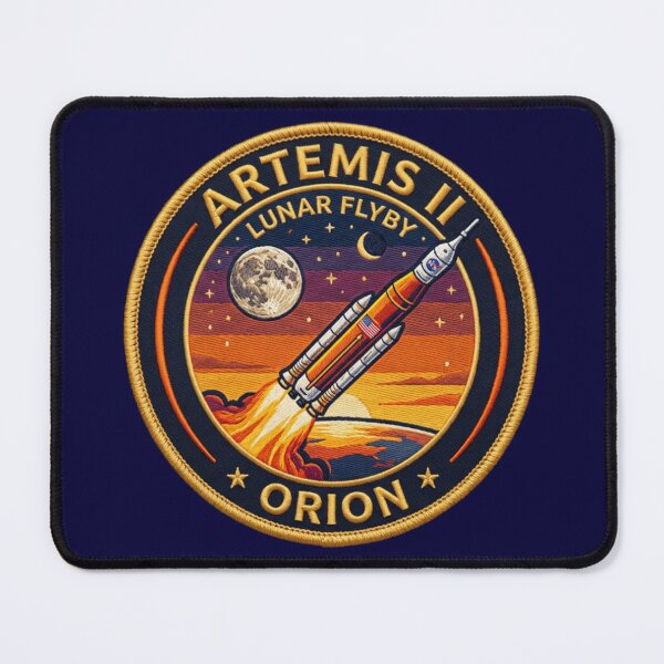 Item preview, Orion's Journey: Retro Lunar Flyby Mission designed and sold by Swanny's Custom T-shirt and Gift Designs.