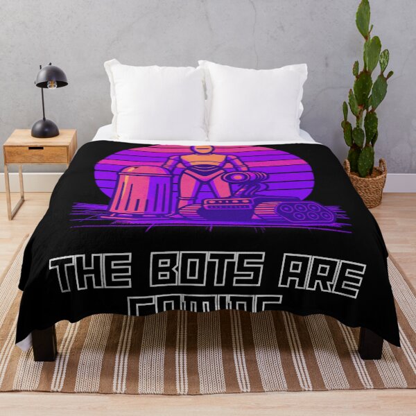 Item preview, Humanoid Robot The Bots Are Coming AI Sci Fi Futuristic Android AI Tech Graphic Tee designed and sold by TEEJAMBOREE.