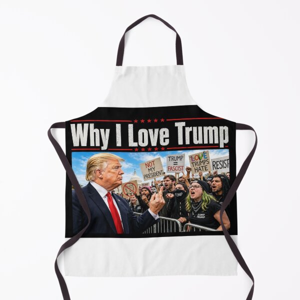 Item preview, Trump Gives The Finger To Leftist Demonstrators designed and sold by JoelsCorner.