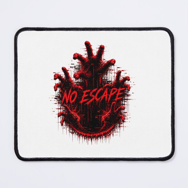 Item preview, No Escape Glitch Hands Shirt – Dark Cyberpunk Horror Red Aesthetic designed and sold by UnglaublichGut.