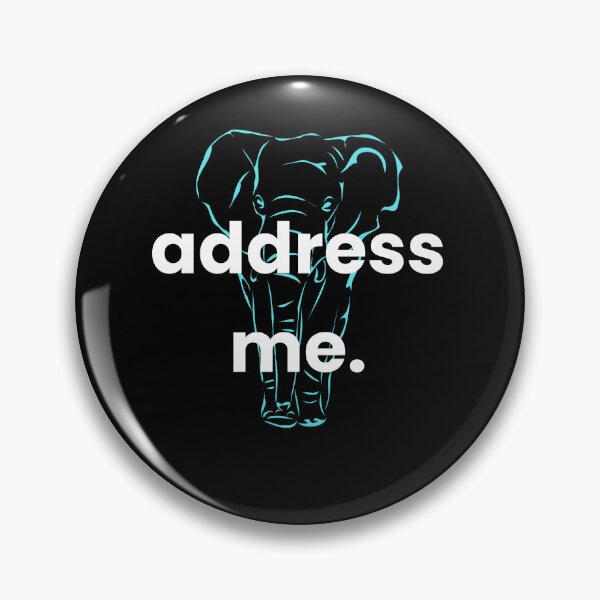 Item preview, Address Me Elephant Blue designed and sold by BananaBank.