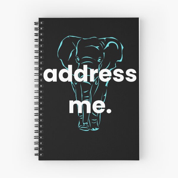 Item preview, Address Me Elephant Blue designed and sold by BananaBank.