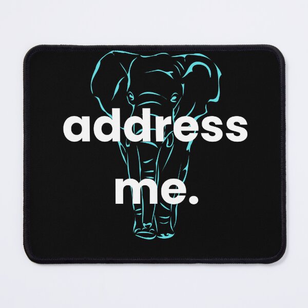 Item preview, Address Me Elephant Blue designed and sold by BananaBank.
