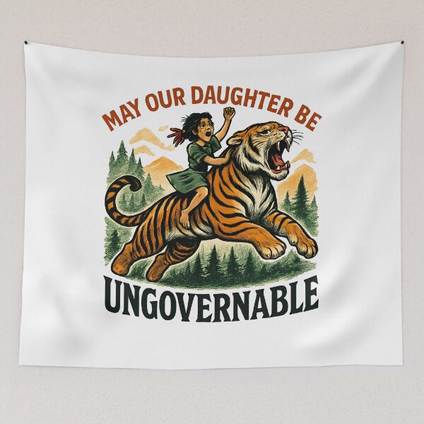 Item preview, Forest Tiger Rider Ungovernable designed and sold by SiarheiYur.