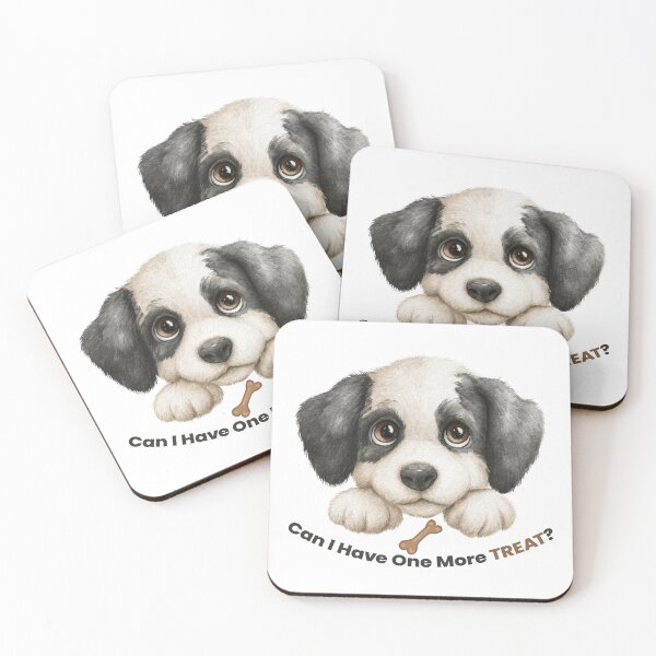 Item preview, Cute Puppy Eyes Can I Have One More Treat Funny Dog Sticker Shirt Gift designed and sold by olenapetol.
