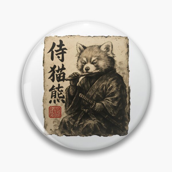 Item preview, Samurai Red Panda Flute designed and sold by SiarheiYur.