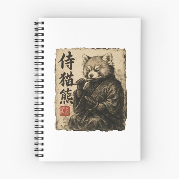 Item preview, Samurai Red Panda Flute designed and sold by SiarheiYur.