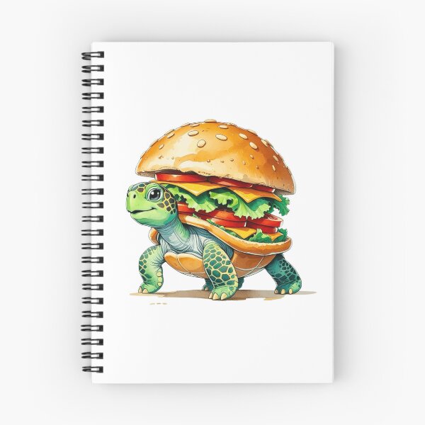 Item preview, Funny Sea Turtle Hamburger Fast Food Hybrid Art designed and sold by AQUILAKREO.