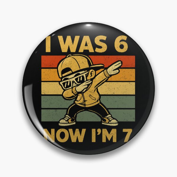 Item preview, I Was 6 Now I’m 7 Dab Kid designed and sold by SiarheiYur.