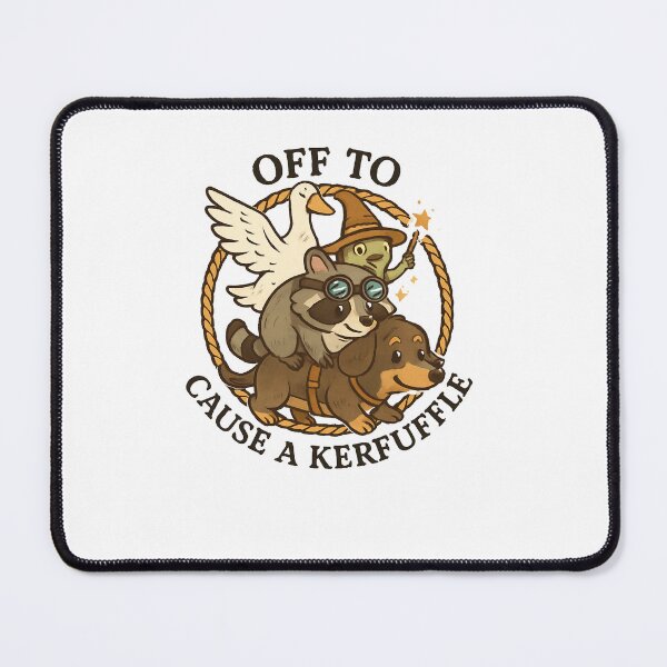 Item preview, Off To Cause A Kerfuffle Crew designed and sold by SiarheiYur.
