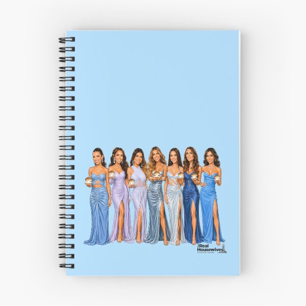 Item preview, Coastal Glam Reality TV Cast Inspired Illustration | Luxury Housewives Style Beach Elegance Art designed and sold by SimplyJasper.