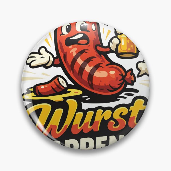 Item preview, Wurst Happens – Funny German Sausage T‑Shirt designed and sold by Redwan   Sarker  ⭐⭐⭐⭐⭐.