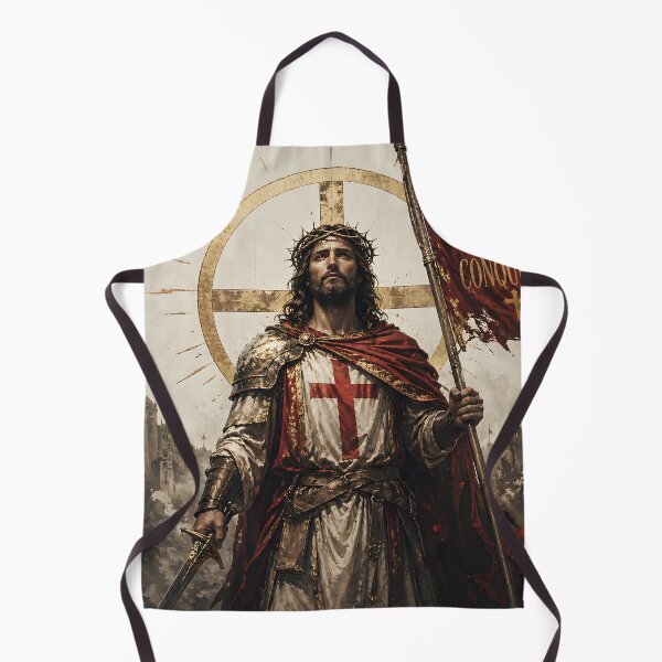 Item preview, Jesus Christ Conqueror – Victorious Christian Warrior Art designed and sold by dfranc.