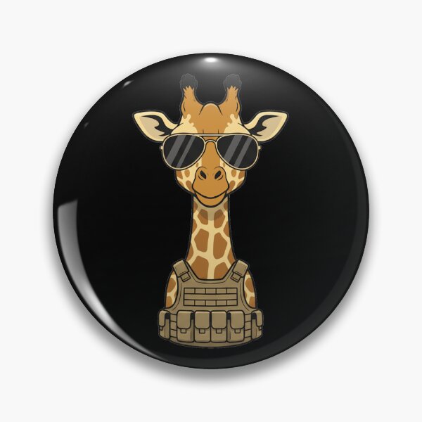 Artikelvorschau, Taktische Giraffe mit Pilotenbrille entworfen und verkauft von k3rstman1.