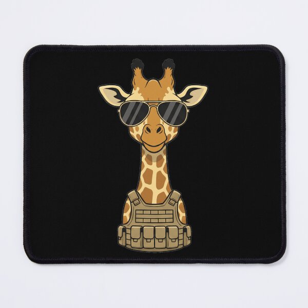 Item preview, Tactical Giraffe in Aviator Sunglasses designed and sold by k3rstman1.
