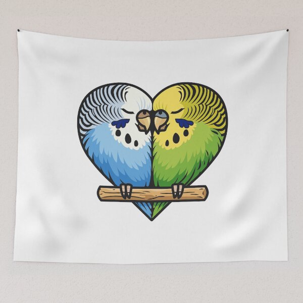 Item preview, Budgie Love designed and sold by sirglennbo.