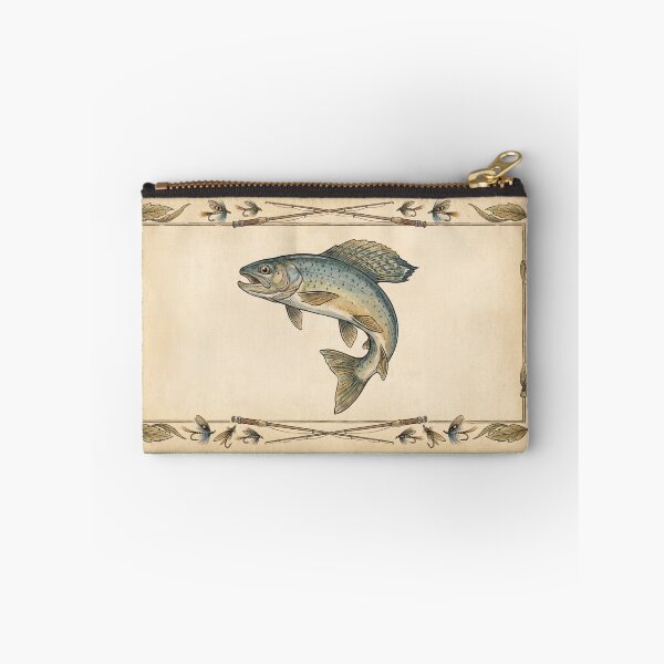 Item preview, Color illustration of fly fishing designed and sold by Washout-Wear.