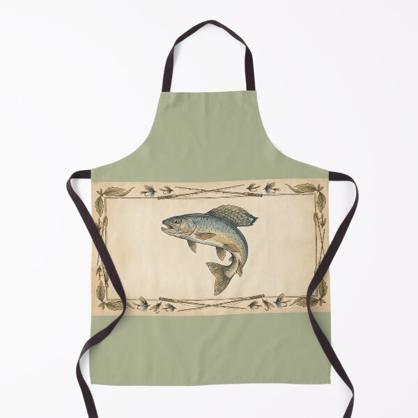 Item preview, Color illustration of fly fishing designed and sold by Washout-Wear.