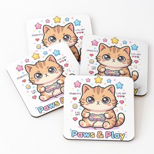 Item preview, Gaming Kawaii Cat designed and sold by Martin's_Design.