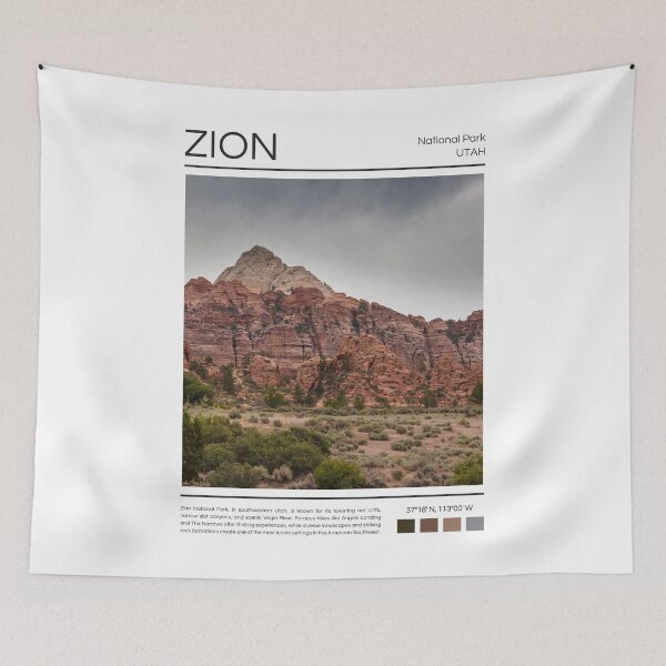 Item preview, Zion National Park - Utah  designed and sold by StudioRedKoala.