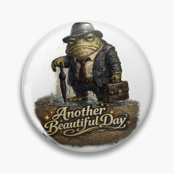 Item preview, Another Beautiful Day Dapper Frog designed and sold by jgvisualarts.