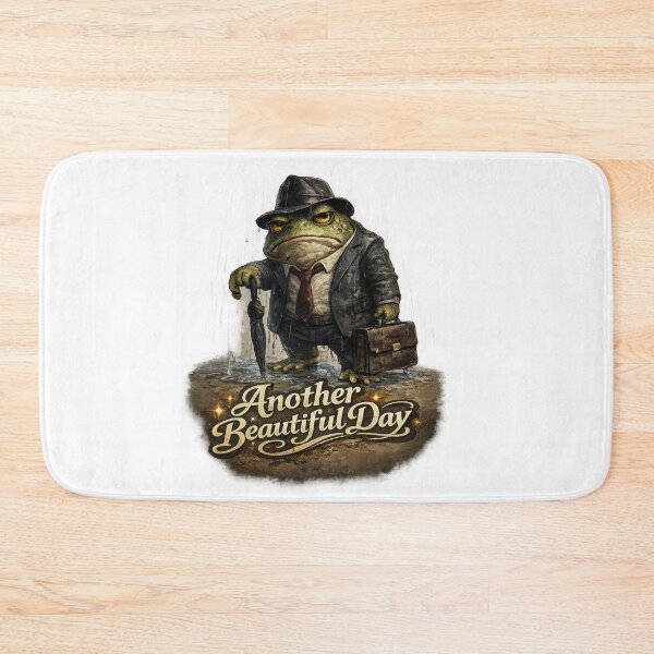 Item preview, Another Beautiful Day Dapper Frog designed and sold by jgvisualarts.