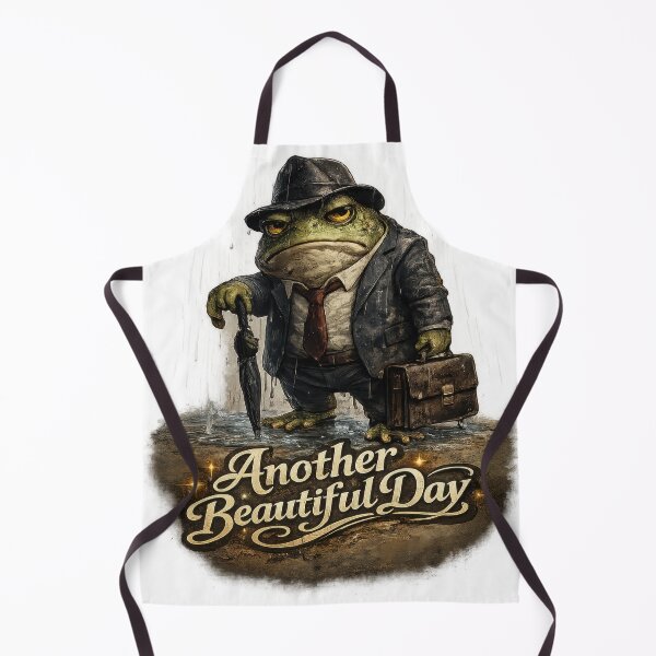 Item preview, Another Beautiful Day Dapper Frog designed and sold by jgvisualarts.