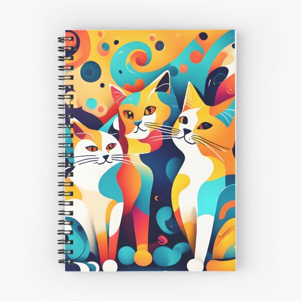Item preview, Abstract Cat Trio designed and sold by ByNicoleSara.