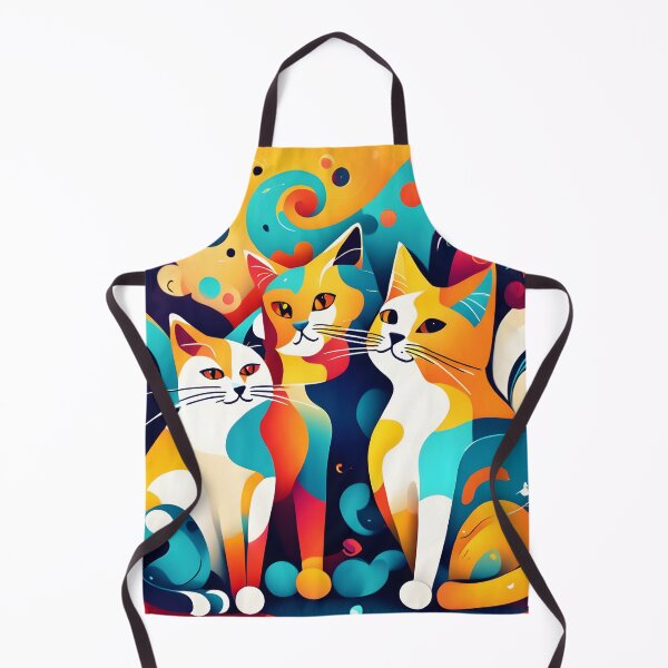 Item preview, Abstract Cat Trio designed and sold by ByNicoleSara.