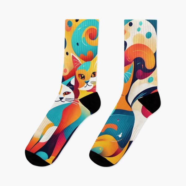 Item preview, Abstract Cat Trio designed and sold by ByNicoleSara.