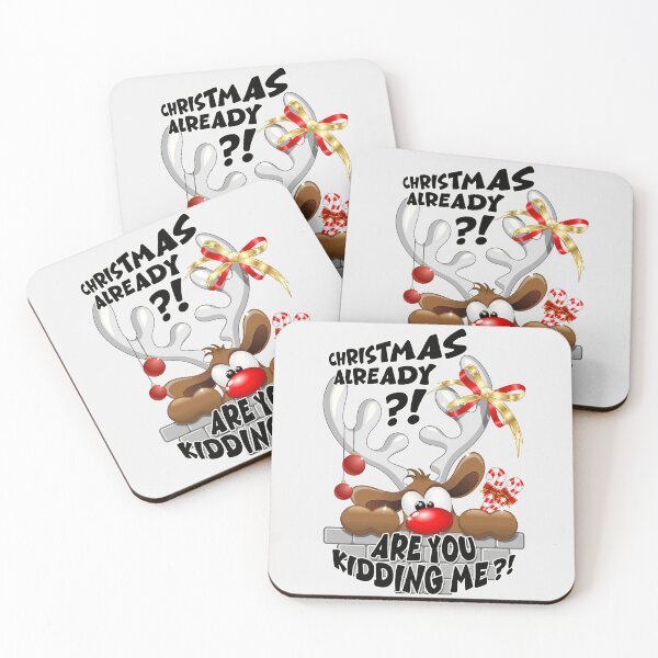 Item preview, Reindeer Peeking and Confused Funny Chistmas Meme designed and sold by BluedarkArt.