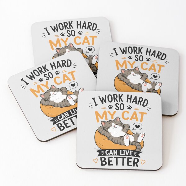 Artikelvorschau, Ich arbeite hart, damit es meiner Katze besser geht. entworfen und verkauft von Unknowj.