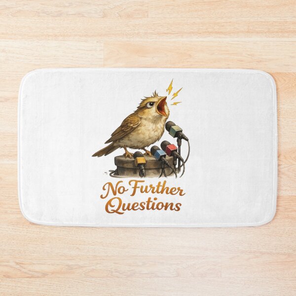 Item preview, No Further Questions Funny Bird Press Conference designed and sold by jgvisualarts.