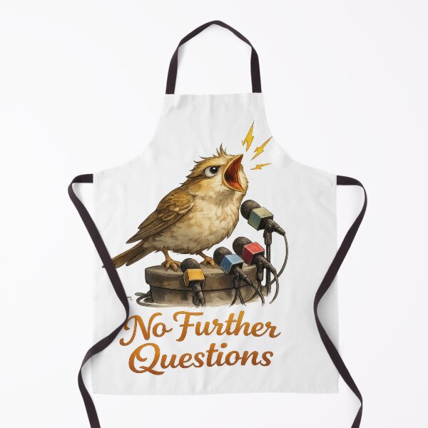 Item preview, No Further Questions Funny Bird Press Conference designed and sold by jgvisualarts.