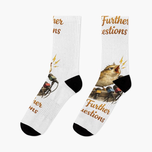 Item preview, No Further Questions Funny Bird Press Conference designed and sold by jgvisualarts.