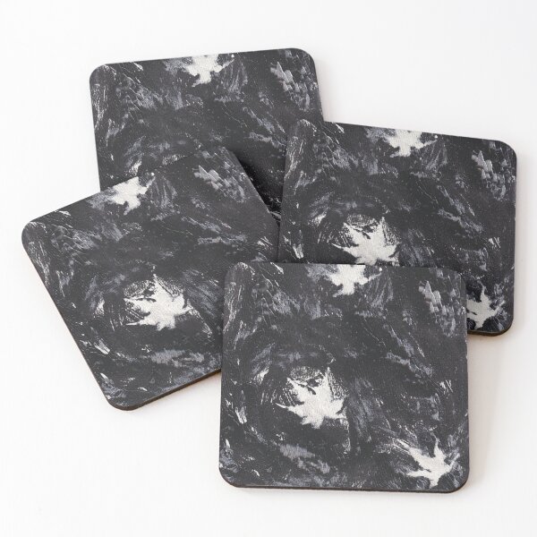 Item preview, Japanese Maple in Silver Moonlight — Black and White designed and sold by Gentle Bookbinding.