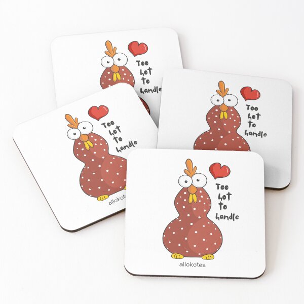 Item preview, ALLOKOTES CRAZY CHICK "Too hot to handle" designed and sold by ALLOKOTES.