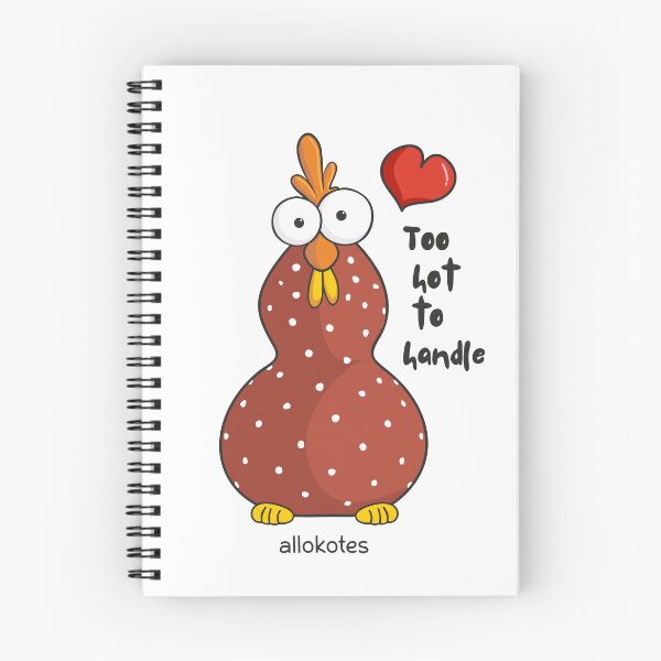 Item preview, ALLOKOTES CRAZY CHICK "Too hot to handle" designed and sold by ALLOKOTES.