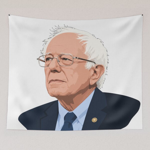 Item preview, Bernie Sanders Portrait "Not Me. Us." Democratic Socialist designed and sold by Owcomm.