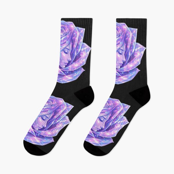 Item preview, Holographic Girl Rose designed and sold by Nika Art Studio.