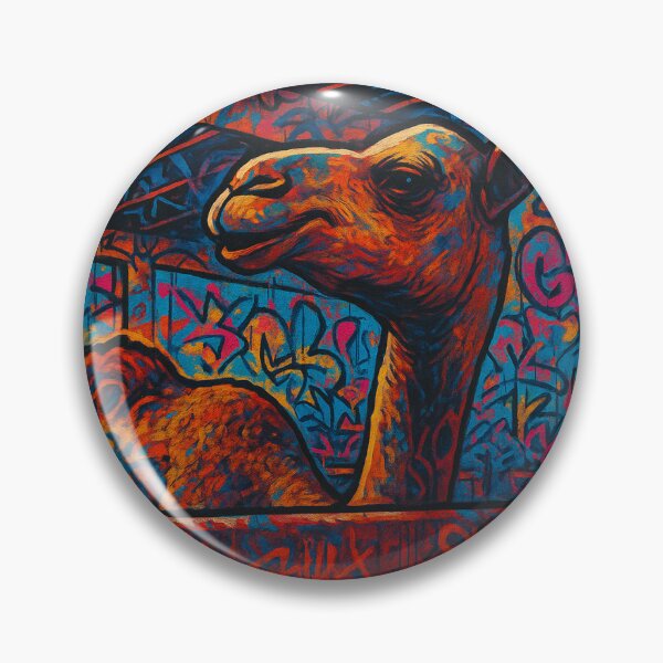 Item preview, Bahrain Graffiti Camel Portrait designed and sold by m00n.m0nkey$_&_sPACE.$hark.
