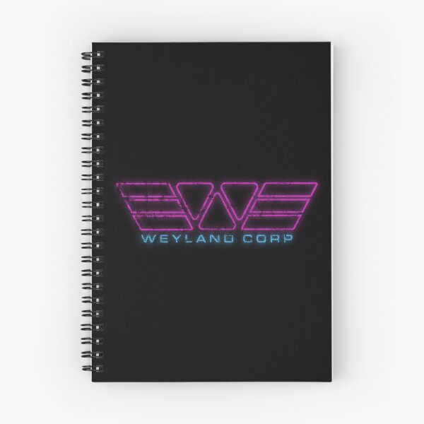 Item preview, Alien Weyland Corp Retrowave Neon Outrun Logo Distressed designed and sold by Power Up Prints.