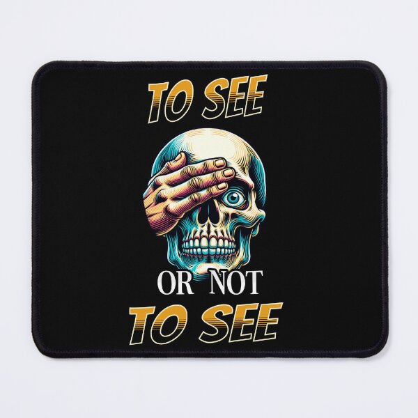 Item preview, To See Or Not To See - Surreal Skull Art designed and sold by HoshisWorld2018.