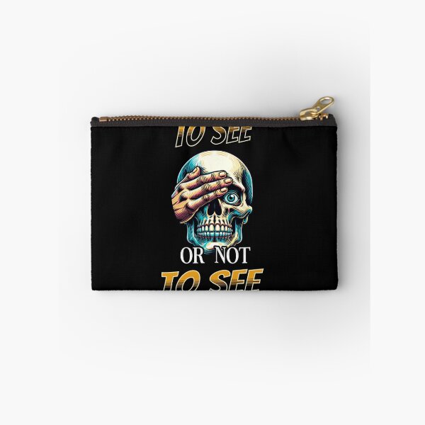 Item preview, To See Or Not To See - Surreal Skull Art designed and sold by HoshisWorld2018.