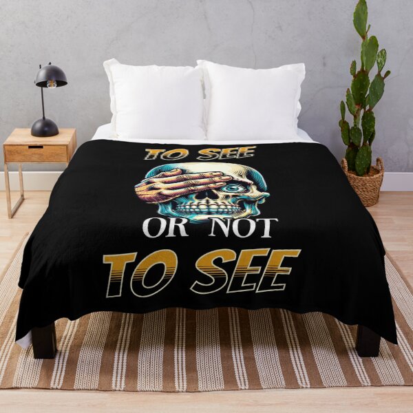 Item preview, To See Or Not To See - Surreal Skull Art designed and sold by HoshisWorld2018.