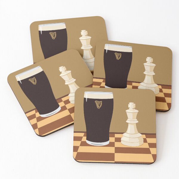 Item preview, King vs Stout On Chess Board designed and sold by Kelly's Bits And Bobs.