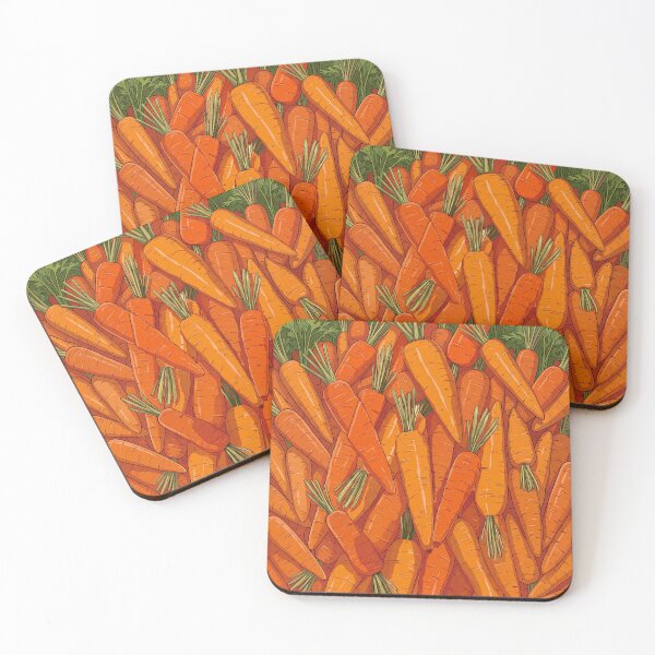 Item preview, Cute Carrot Seamless Pattern - Vibrant Retro Vegetable Art designed and sold by LiFFYSTYLE.