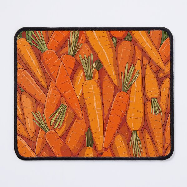 Item preview, Cute Carrot Seamless Pattern - Vibrant Retro Vegetable Art designed and sold by LiFFYSTYLE.