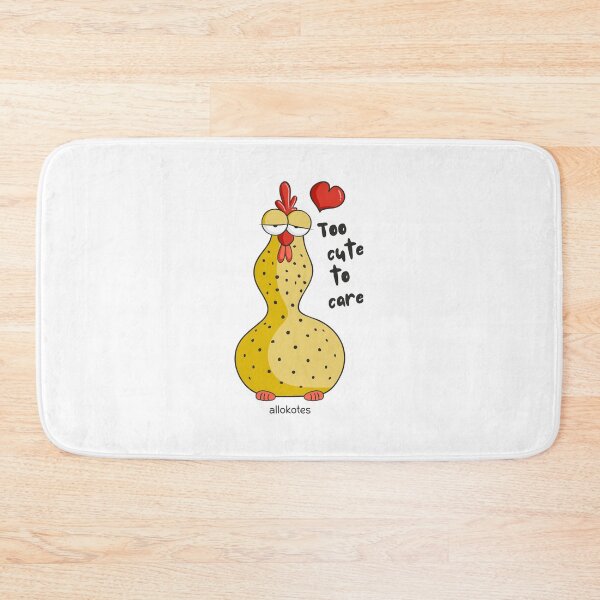 Item preview, ALLOKOTES "too cute to care" designed and sold by ALLOKOTES.