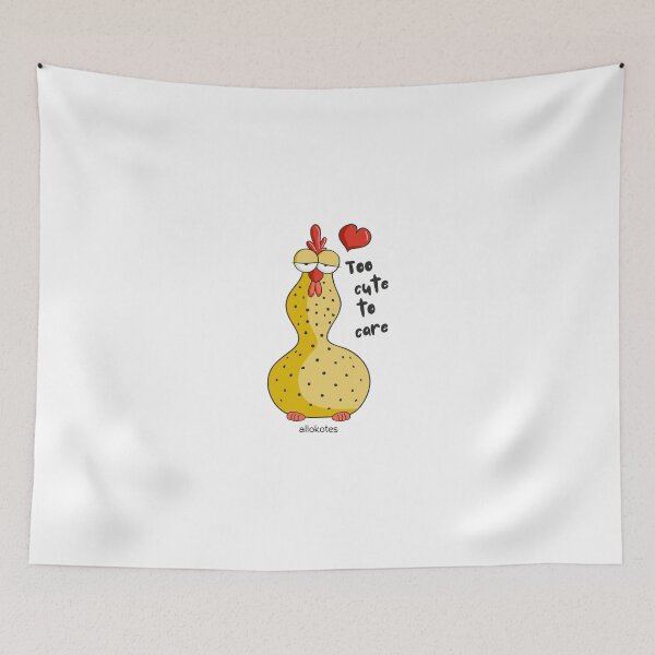Item preview, ALLOKOTES "too cute to care" designed and sold by ALLOKOTES.